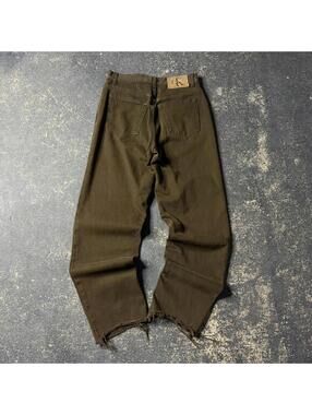 Vintage 90’s Calvin Klein Green Straight Jeans